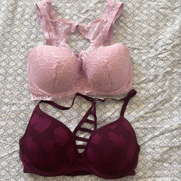 PINK Victoria's Secret Other - Bundle of 2 NWOT Victoria’s Secret PINK Lace Bras / Bralettes